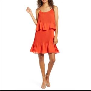 X City Safari Tara Gibson Pleated Popover Dress